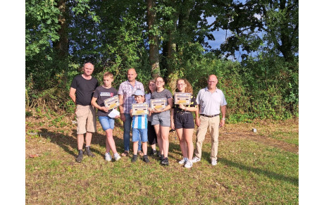Les archers ont passé leurs flèches de progression
