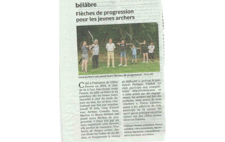 Les Archers de Bélâbre dans la Nouvelle République